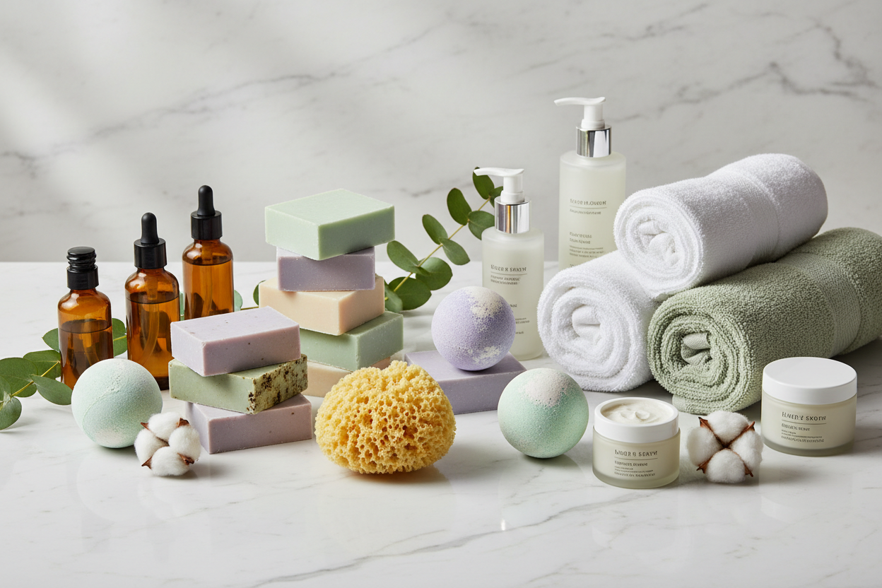 bath and beauty products